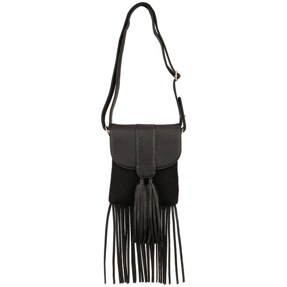 San Diego Hat Company Handbags - Bay Sky fringed cross body bag BY San Diego Hat Co. NWOT